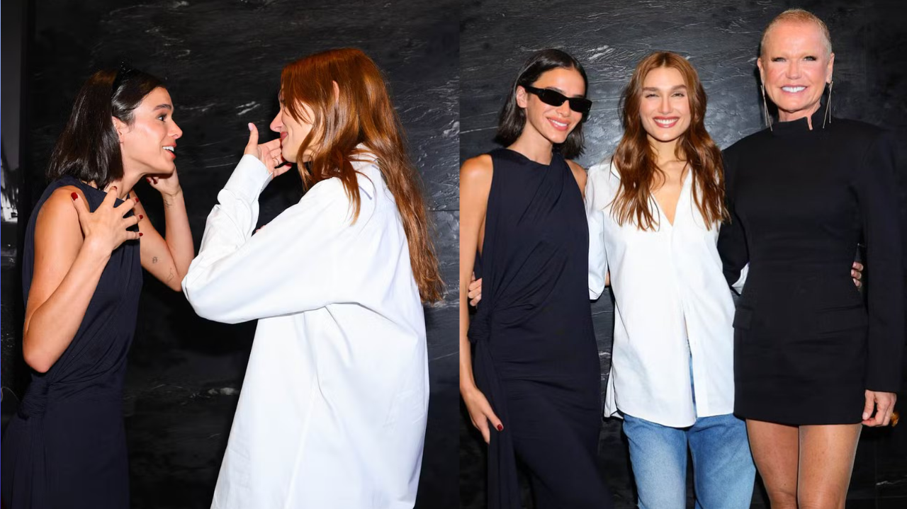 Sasha Meneghel recebe amigos e familiares em desfile de sua nova marca