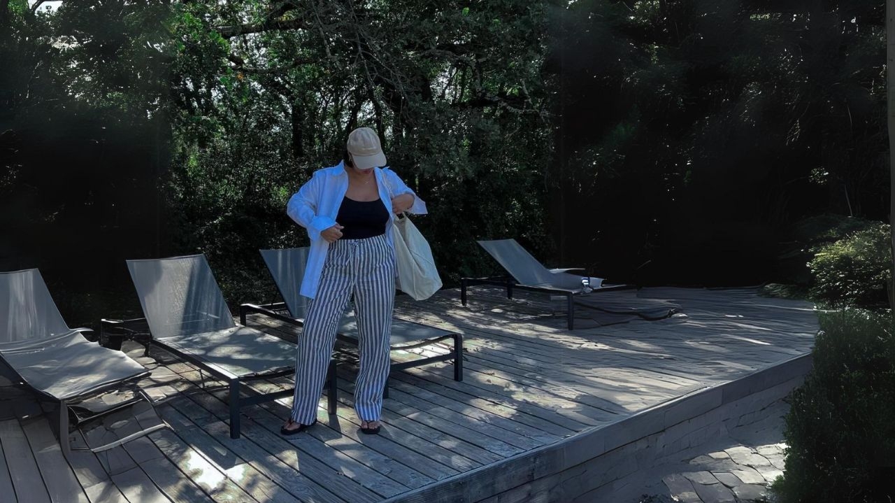 Calça listrada é a estrela da próxima estação