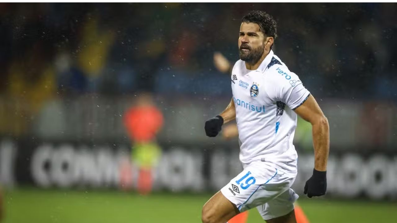 Lesão de terceiro grau confirma ausência de Diego Costa no Grêmio