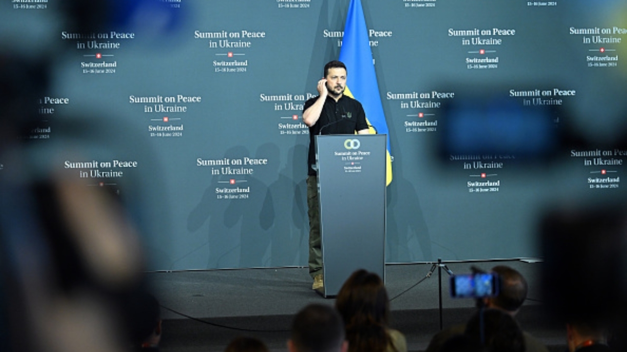 Zelensky critica Brasil e China durante Cúpula da Paz na Suíça