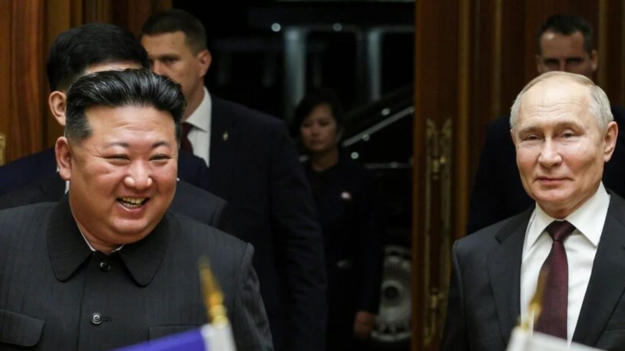 Putin e Kim Jong-un fazem um acordo de defesa mútua