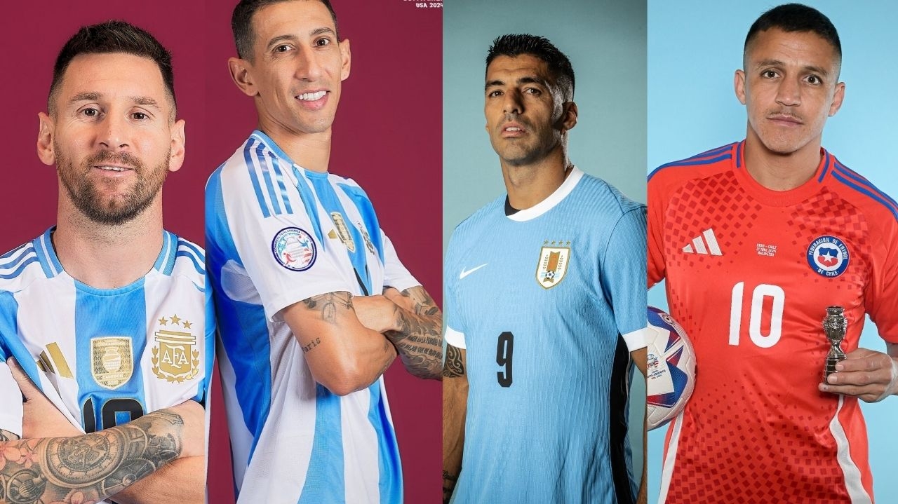 Despedida em vista: Messi, Di María, Suárez e Sánchez na Copa América