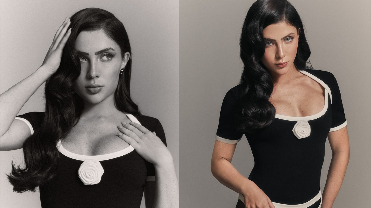 Jade Picon posa para ensaio fashion em body sensual e elegante