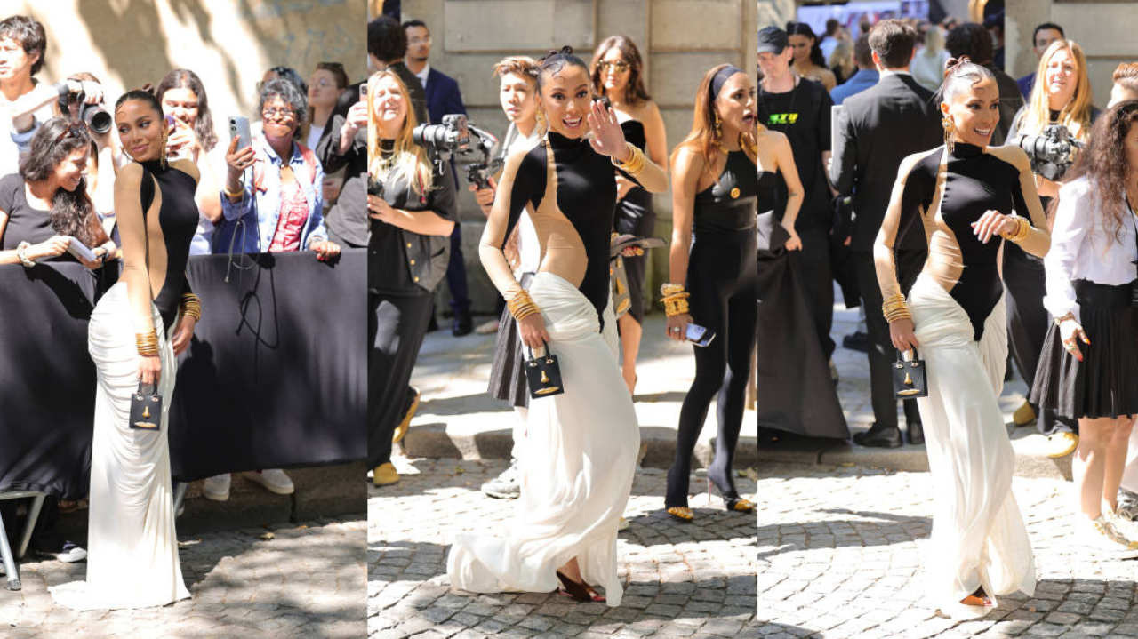 Anitta marca presença em desfile da Schiaparelli na Semana da Alta-Costura de Paris