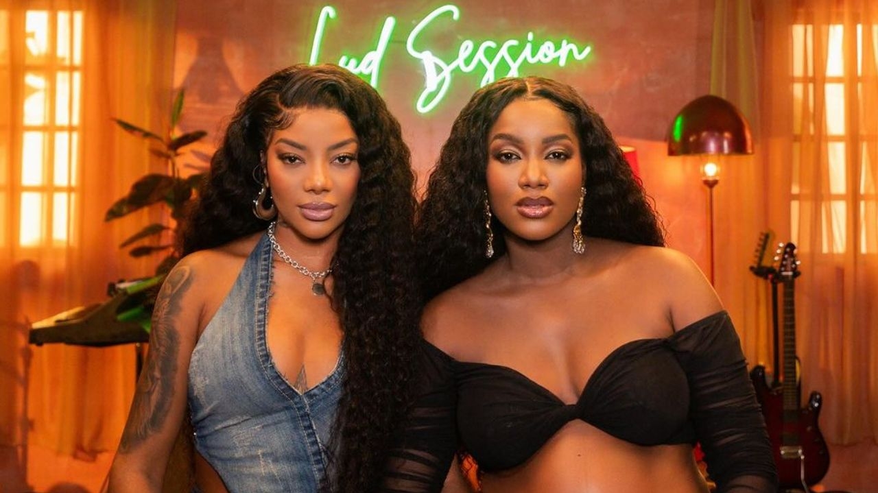 “LudSession”, parceria entre Ludmilla e Iza, já soma 1,5 milhão de streams
