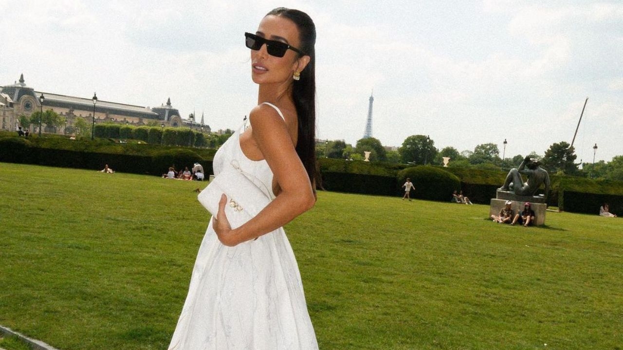 Silvia Braz é eleita a brasileira mais bem vestida da Semana de Moda de Paris