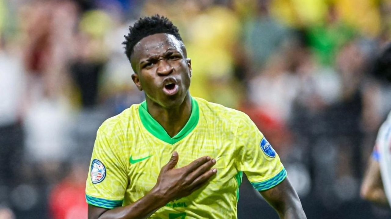 Brasil goleia o Paraguai em noite inspirada de Vinícius Júnior