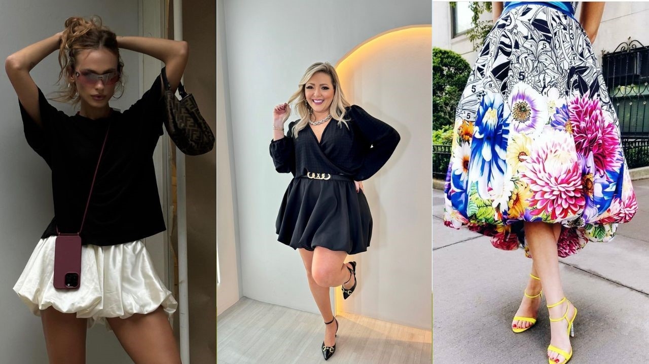 Polêmica, a saia balonê retorna como tendência de moda 