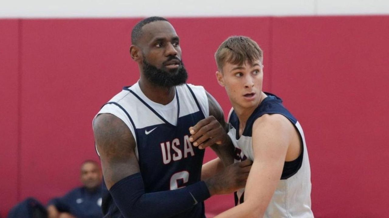 Cooper Flagg é destaque em treinamento contra o Dream Team