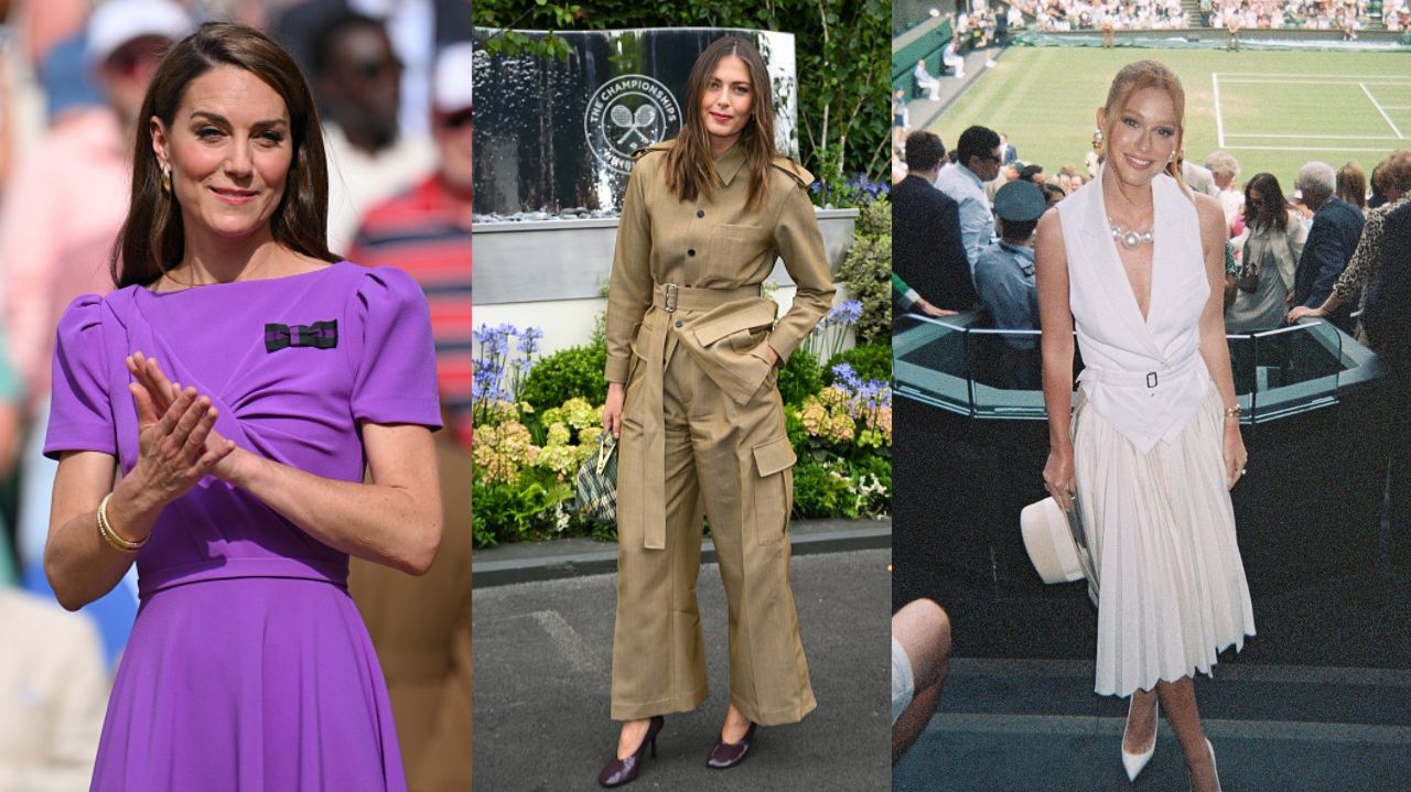 Famosas brilham com seus looks para final de tênis de Wimbledon