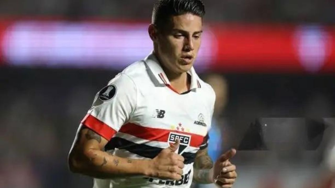 São Paulo e James Rodríguez negociam rescisão amigável de contrato