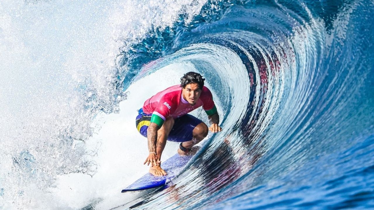 Vídeo mostra momento da foto viral de Gabriel Medina