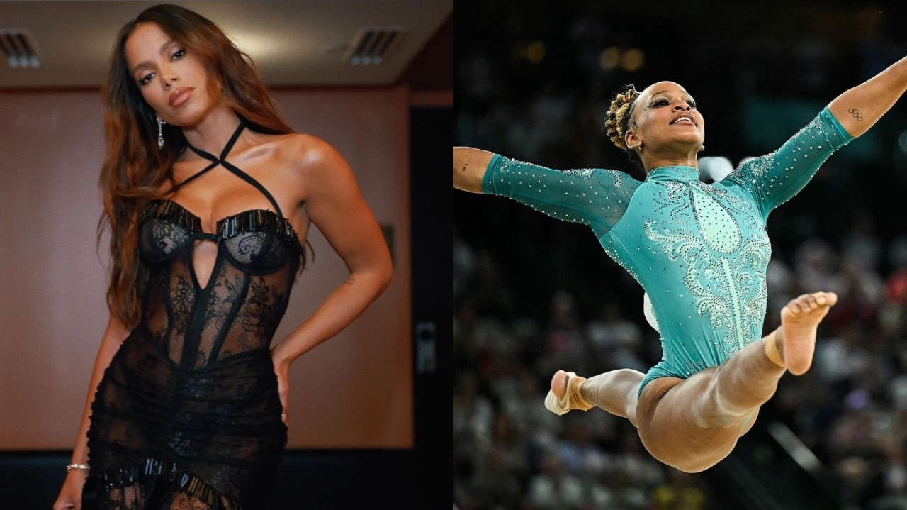 Anitta se emociona após Rebeca Andrade usar sua música nas Olímpiadas