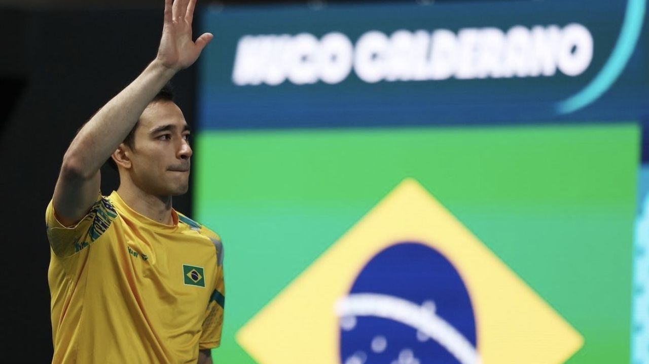 Hugo Calderano volta a sofrer com algoz e Brasil é eliminado no tênis de mesa por equipes
