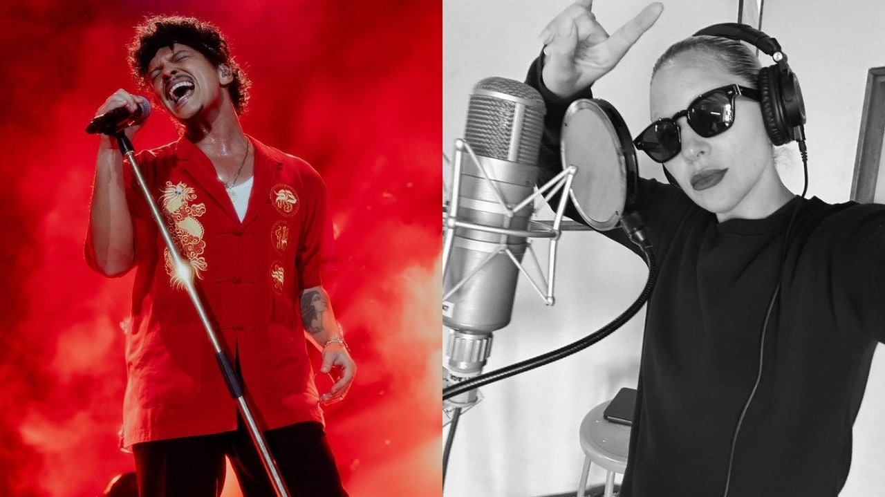 Bruno Mars anima fãs com possível feat com Lady Gaga