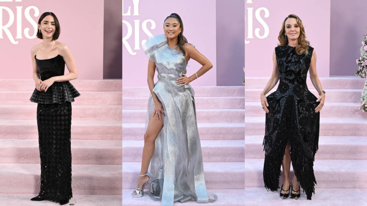 Looks do elenco de “Emily em Paris” são destaque em première da série