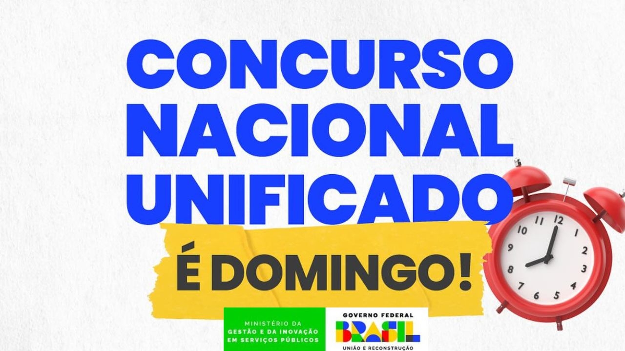 Com segurança reforçada Concurso Público Nacional Unificado acontece neste domingo