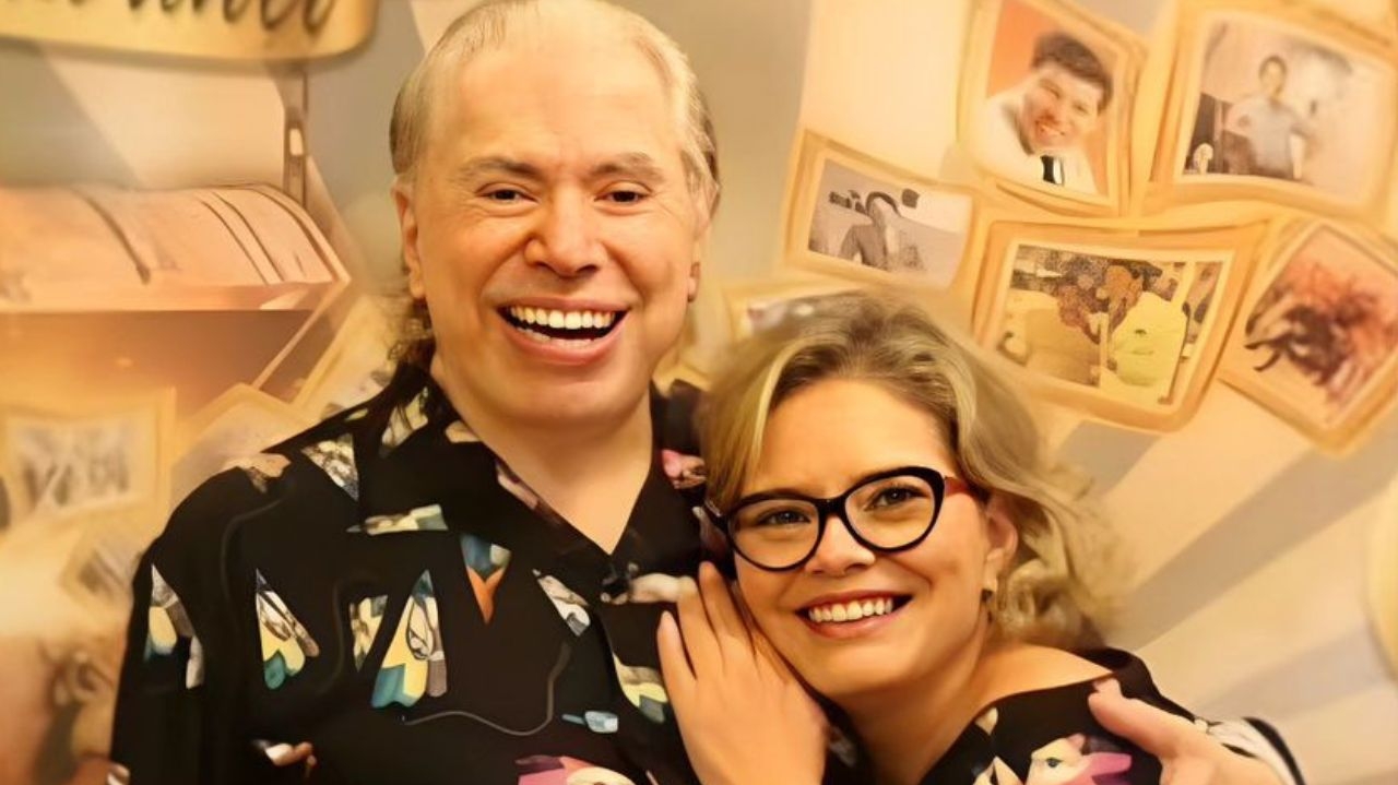 Cíntia Abravanel posta foto antiga com o pai e declara sentimento de saudade