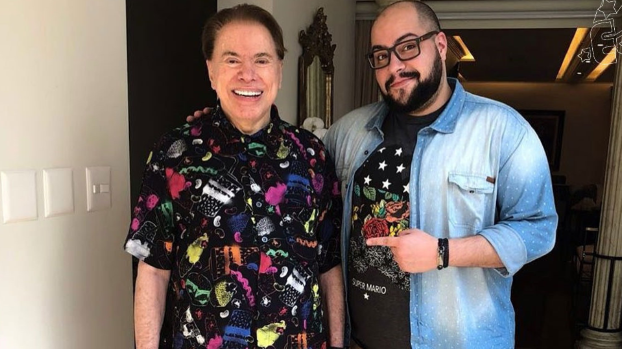 Tiago Abravanel faz homenagem para Silvio Santos no programa do Domingão