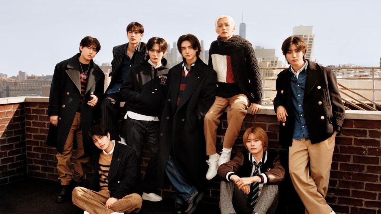 Stray kids estrela nova campanha da Tommy Hilfiger em Nova York