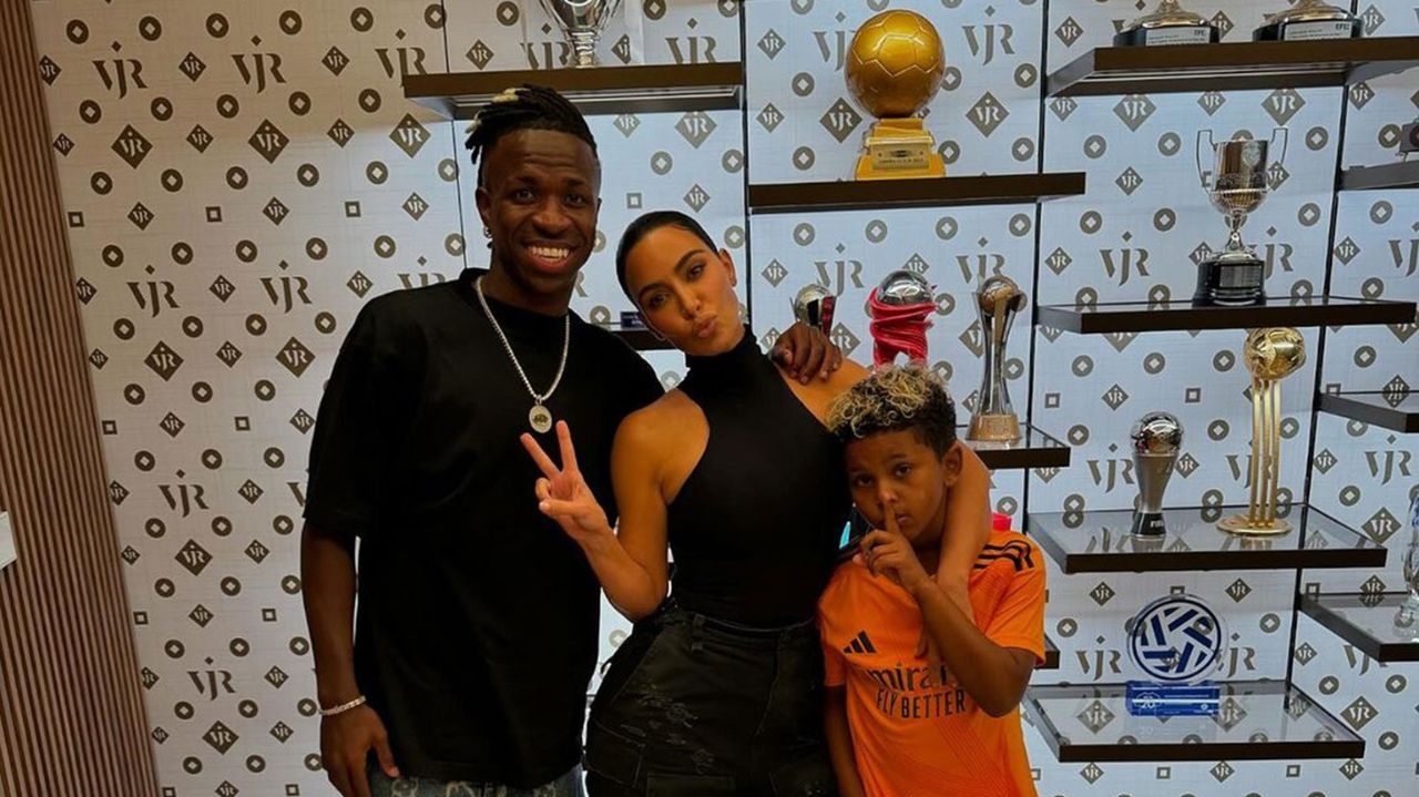 Kim Kardashian tieta Vini Jr: “Você é o melhor”