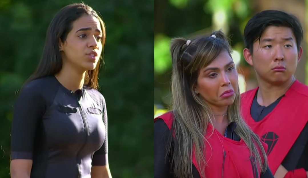 Mirella se revolta contra Nadja e Pyong no “/Ilha Record”/