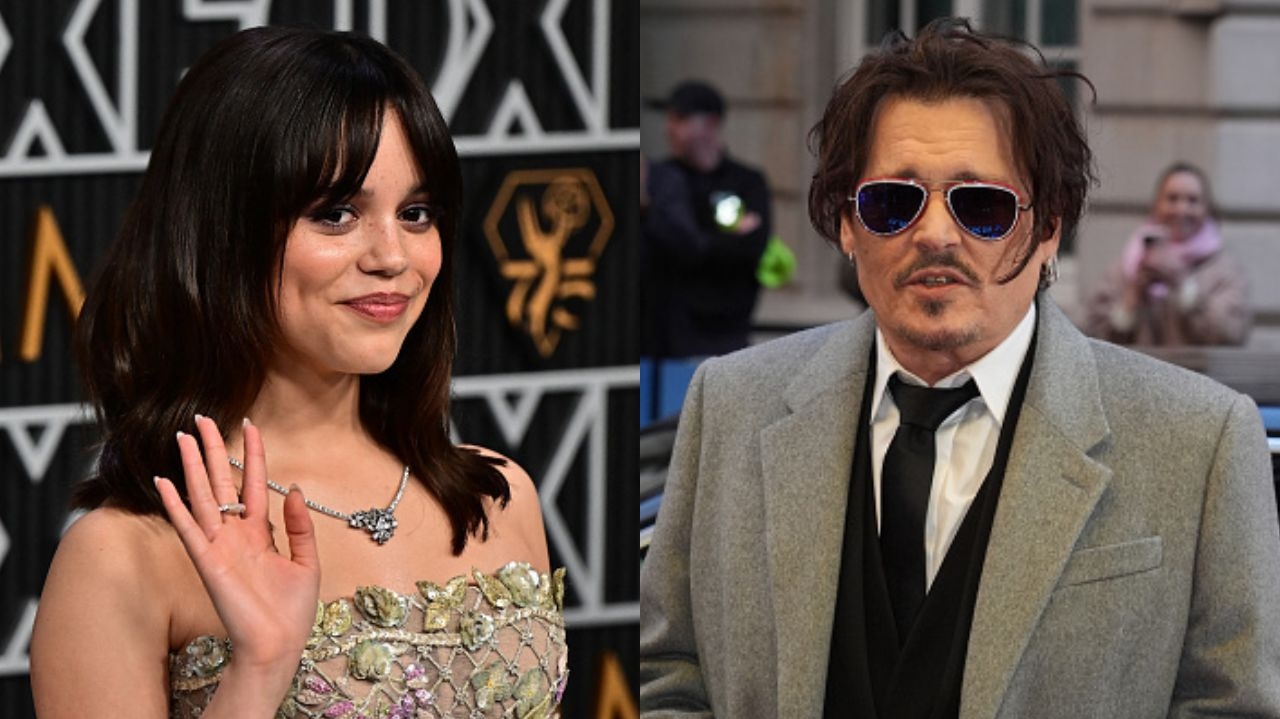Jenna Ortega nega envolvimento romântico com Johnny Depp: “Insano”