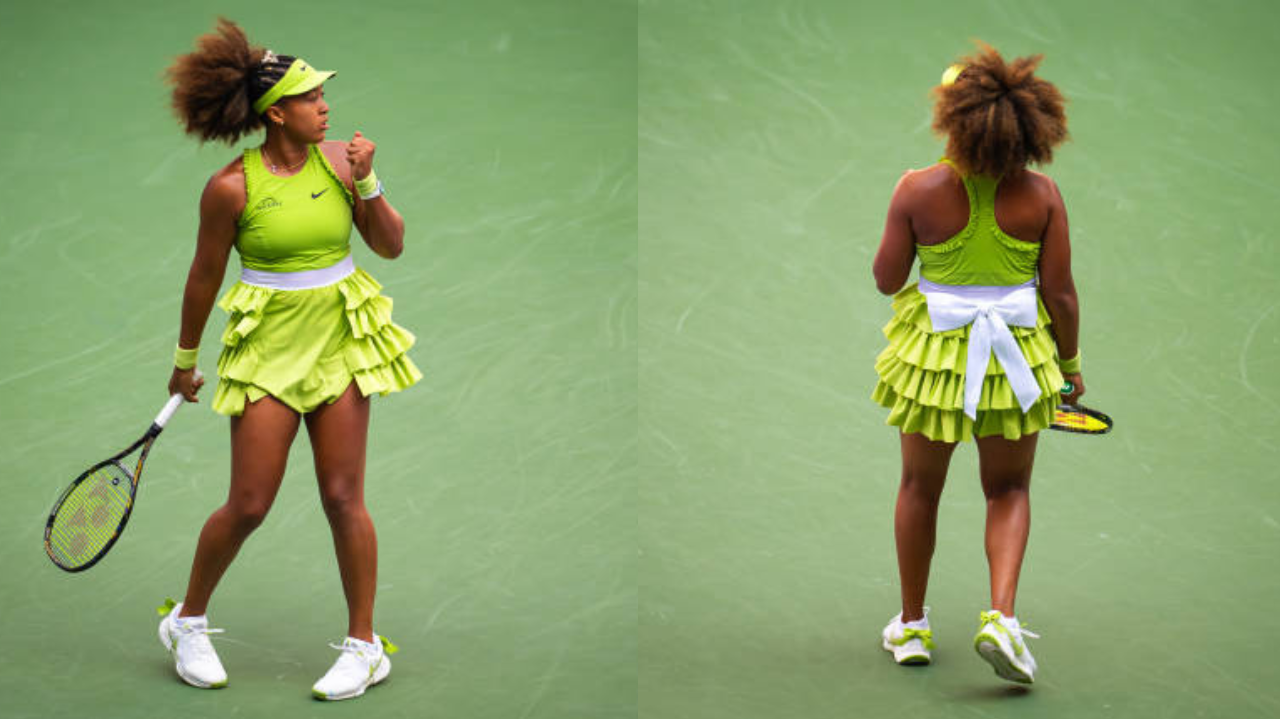 Naomi Osaka chama atenção em seu retorno ao Us Open com look Ambush