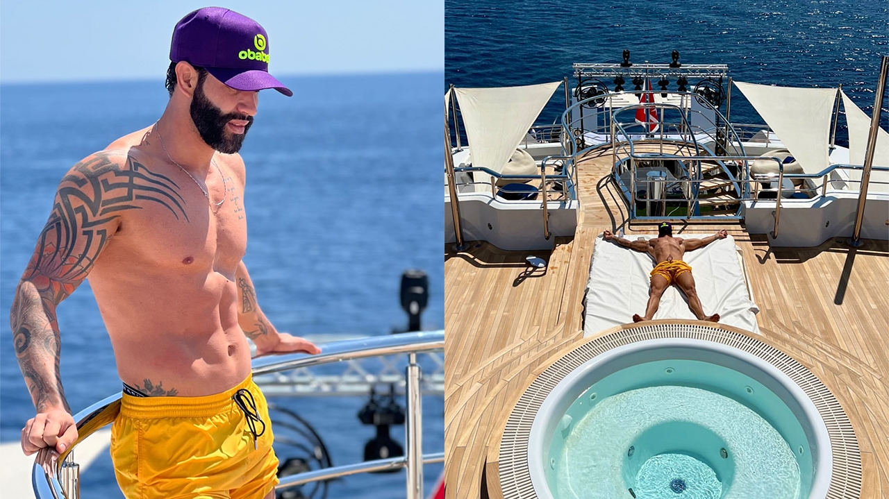 Gusttavo Lima comemora aniversário em superiate de luxo avaliado em quase R$ 1 bilhão