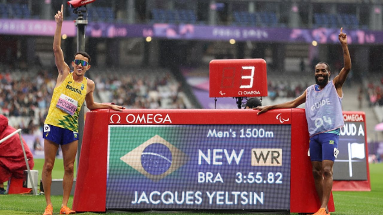 Yeltsin Jacques quebra recorde mundial nos 1500m T11