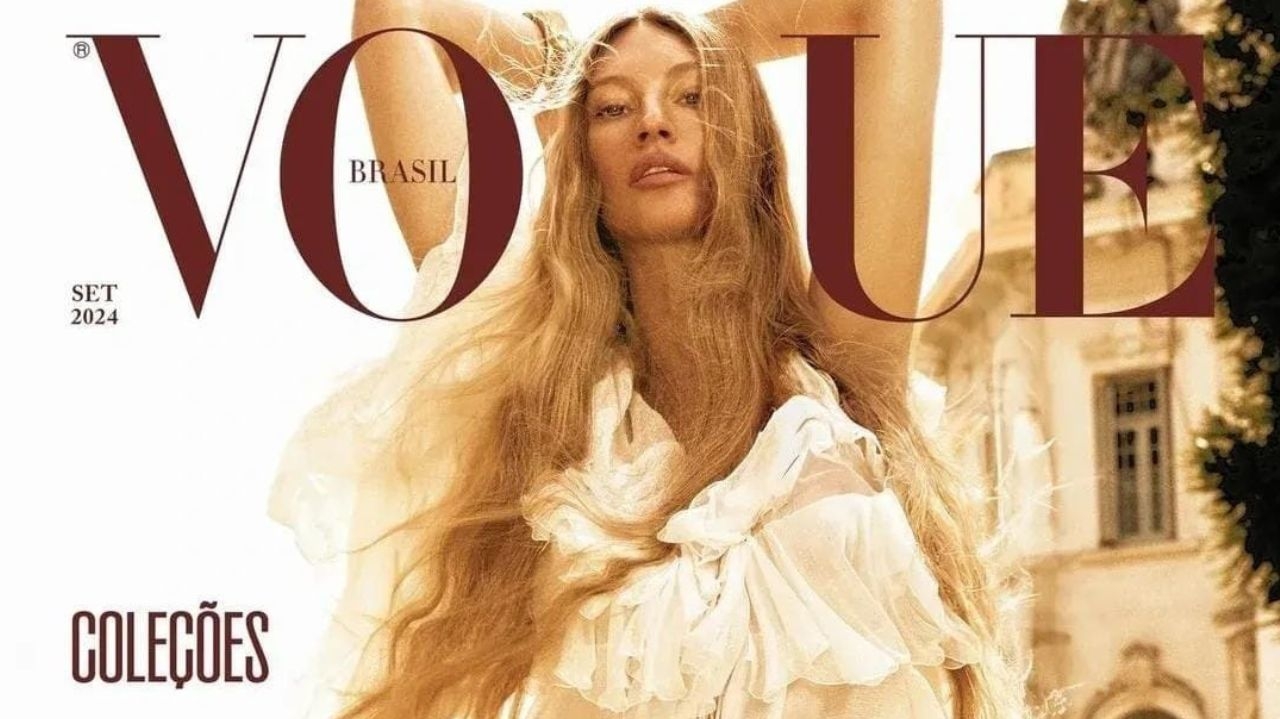 Gisele Bündchen brilha na capa de setembro da Vogue Brasil
