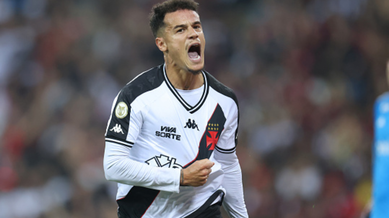 Philippe Coutinho marca 1º gol no Vasco e fala sobre críticas:  “Ouvi tantas besteiras”