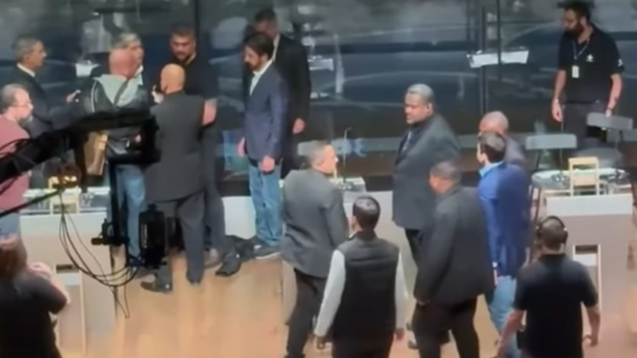 Vídeo gravado por espectador mostra o que aconteceu após Datena agredir Pablo Marçal