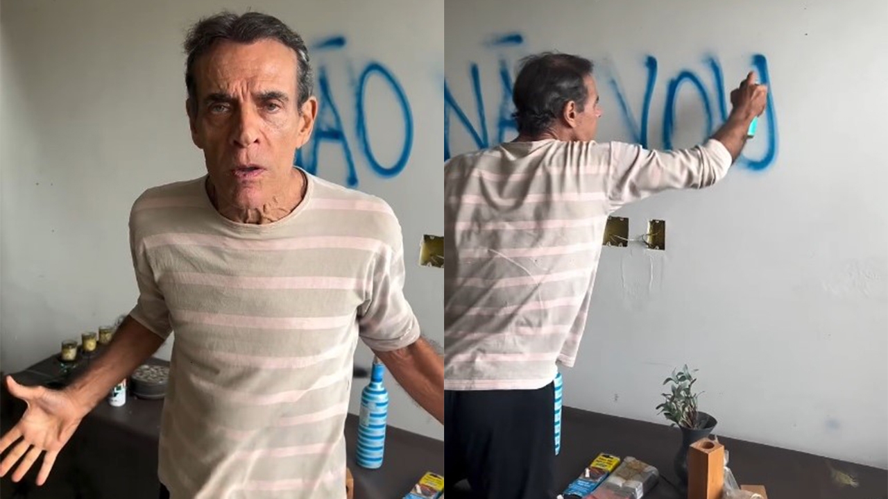 Mário Gomes protesta contra despejo após decisão judicial por leilão de sua mansão