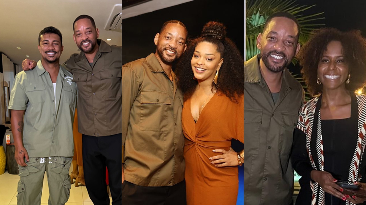 Famosos jantam com Will Smith em noite especial no Rio de Janeiro