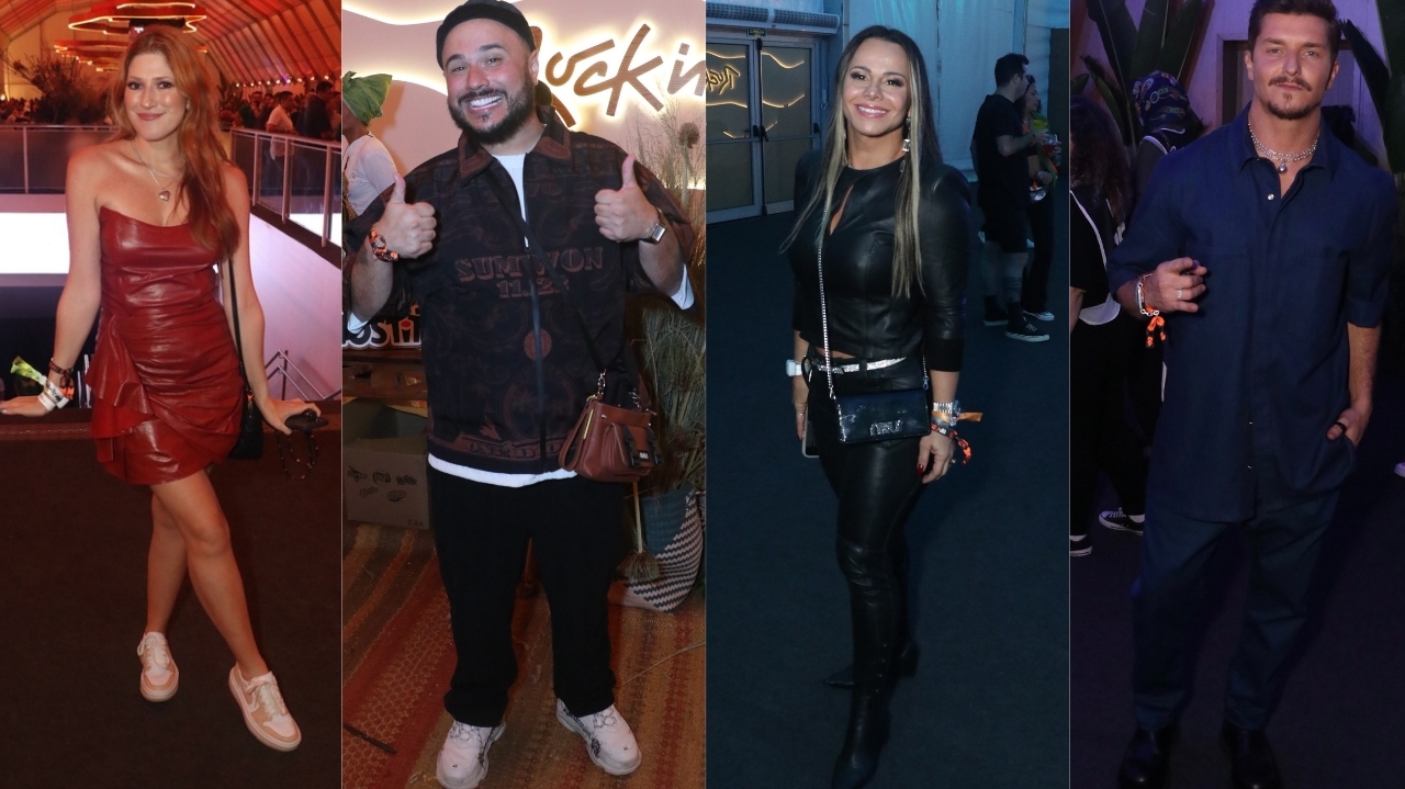 Celebridades usam looks básicos no “Dia Brasil” no Rock in Rio