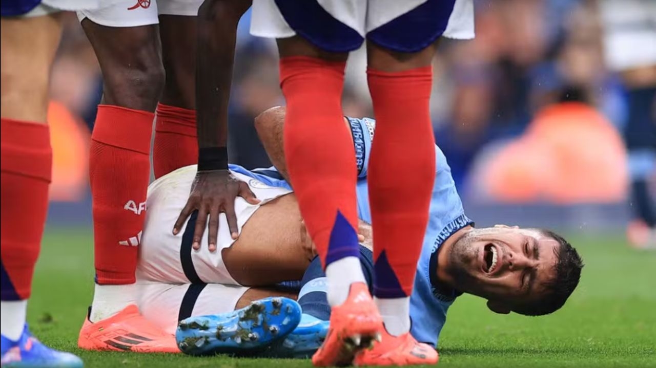 Manchester City: Rodri sofre grave lesão no joelho