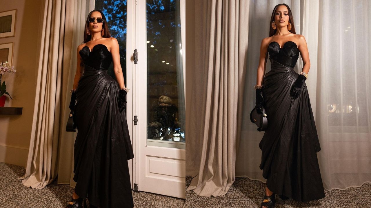 Anitta aparece deslumbrante em desfile da Balmain