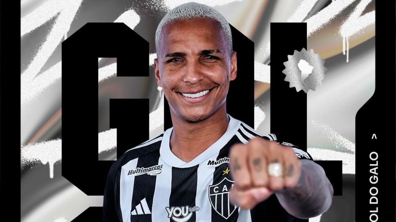 Sóbrio há dois anos atacante do Galo, Deyverson, sonha em defender a Seleção Brasileira