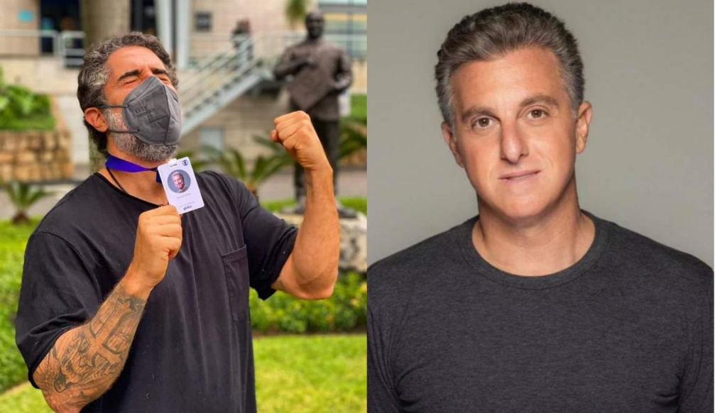 Em live, Luciano Huck elogia Marcos Mion e o batiza com o novo “/Caldeirão”/
