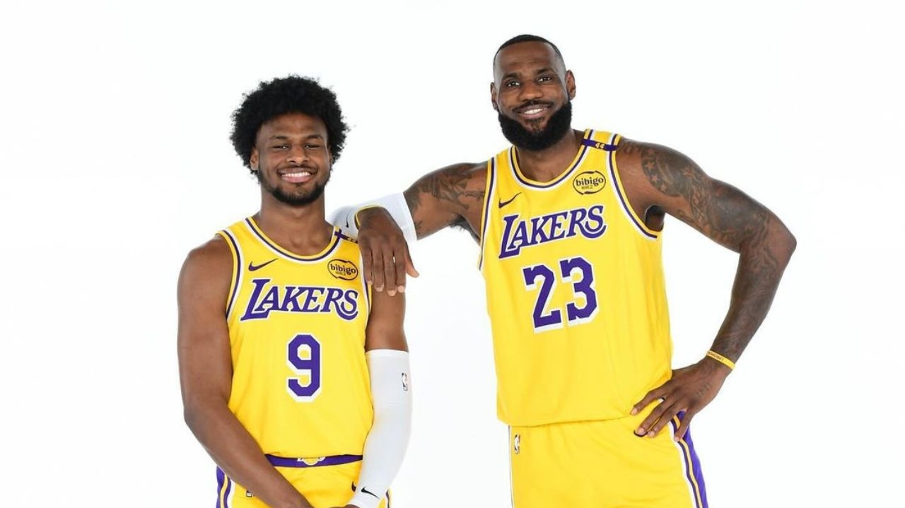 Bronny James fala da expectativa de atuar ao lado pai