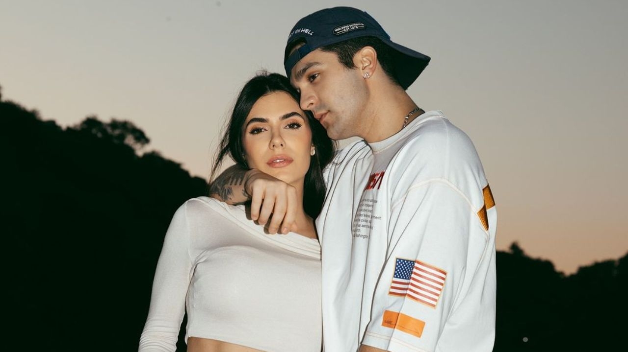 Jade Magalhães e Luan Santana fazem enxoval da filha em Miami