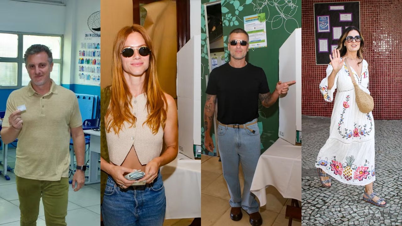 Eleições 2024: famosos marcam presença nas zonas eleitorais no 1º turno