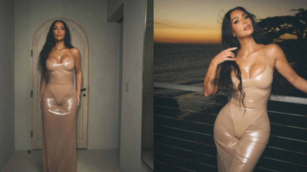 Kim Kardashian causa frisson com look ousado em seu aniversário