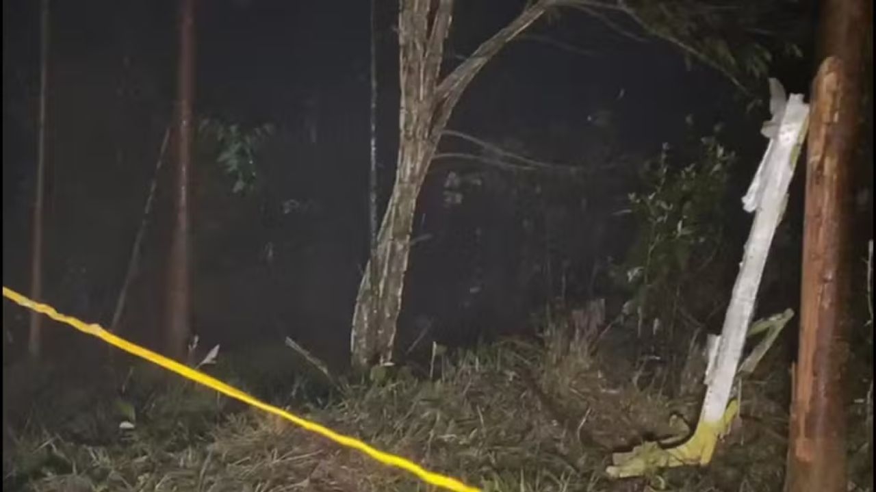 Avião de pequeno porte cai em área de mata e deixa cinco mortos em Santa Branca- SP