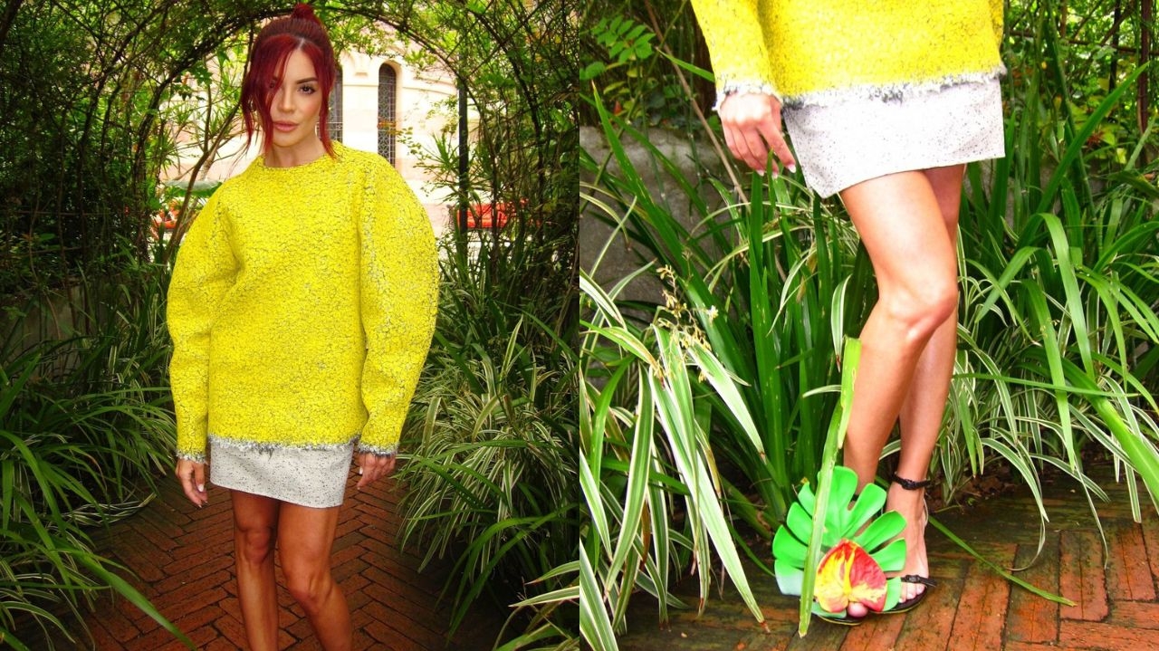 Gkay usa sapato de R$ 5 mil da grife Loewe