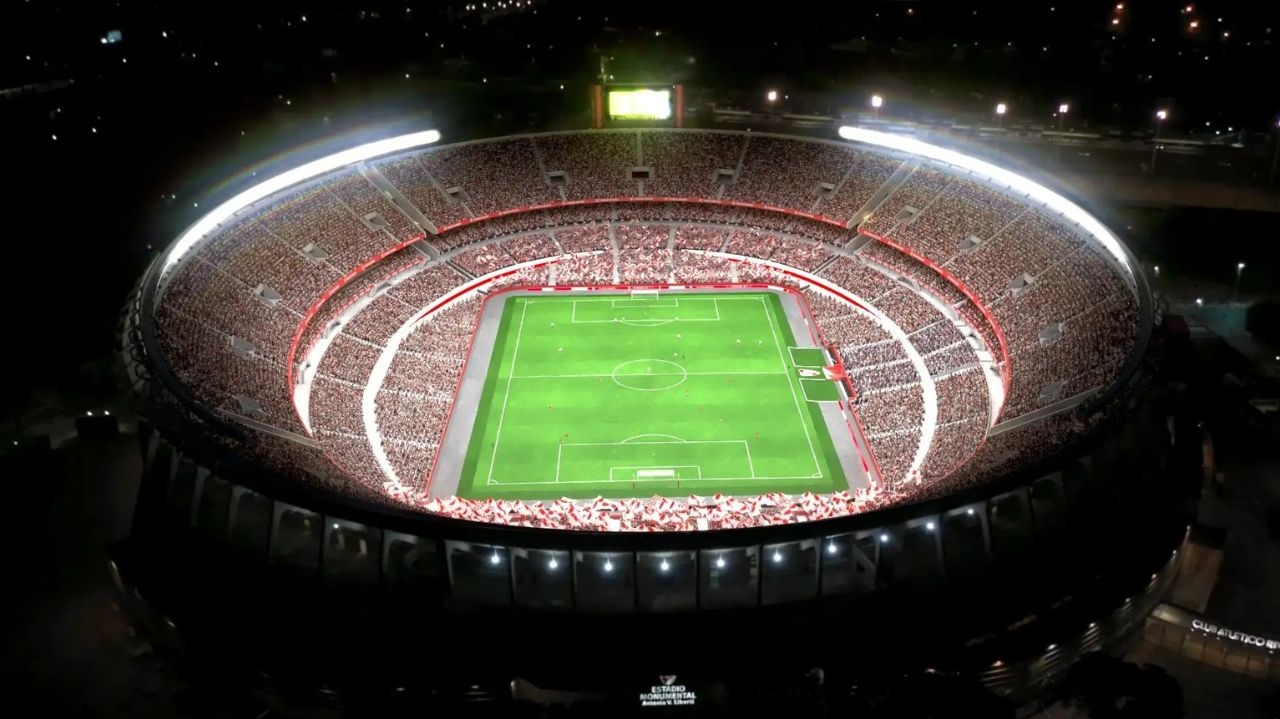 Após show pirotécnico, Monumental de Núnẽz passa por vistoria da polícia argentina