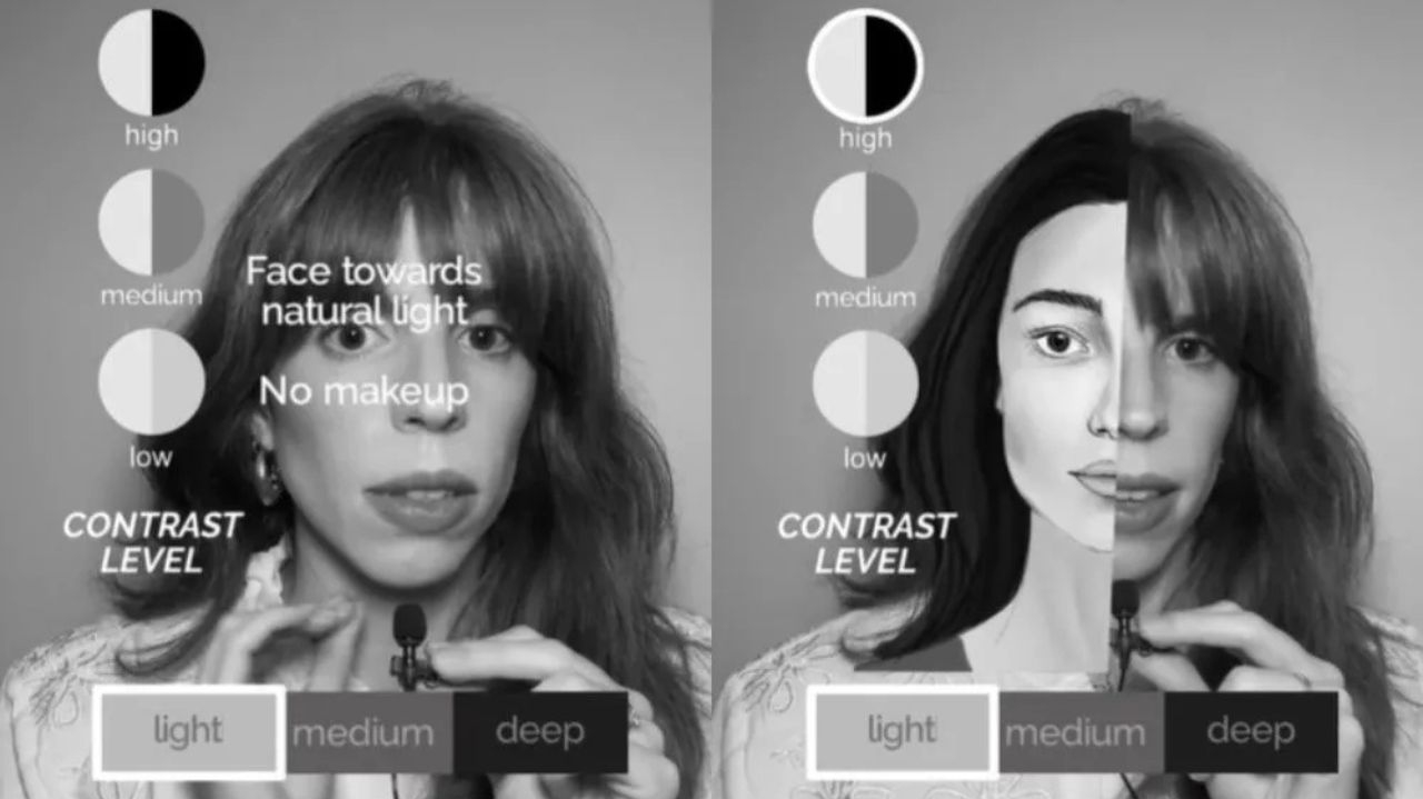 Técnica de contraste pessoal está fazendo sucesso no Tik Tok