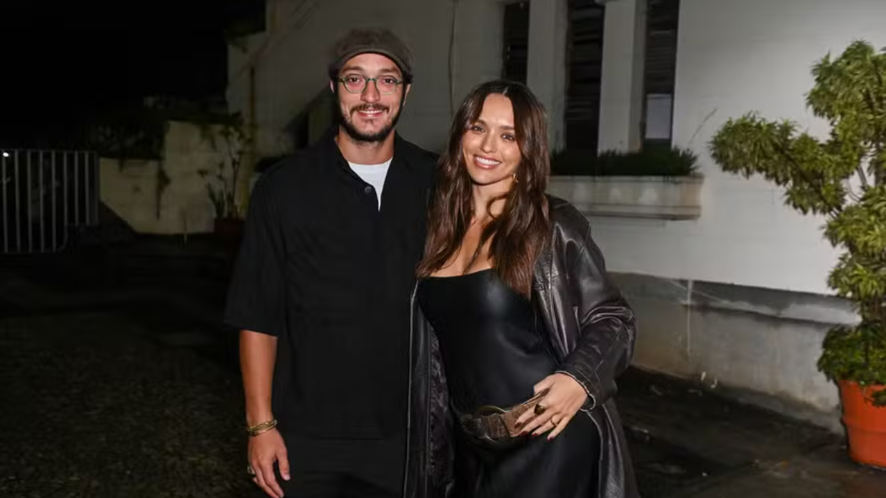 Rafa Kalimann e Allan Souza Lima comemoram um ano de união