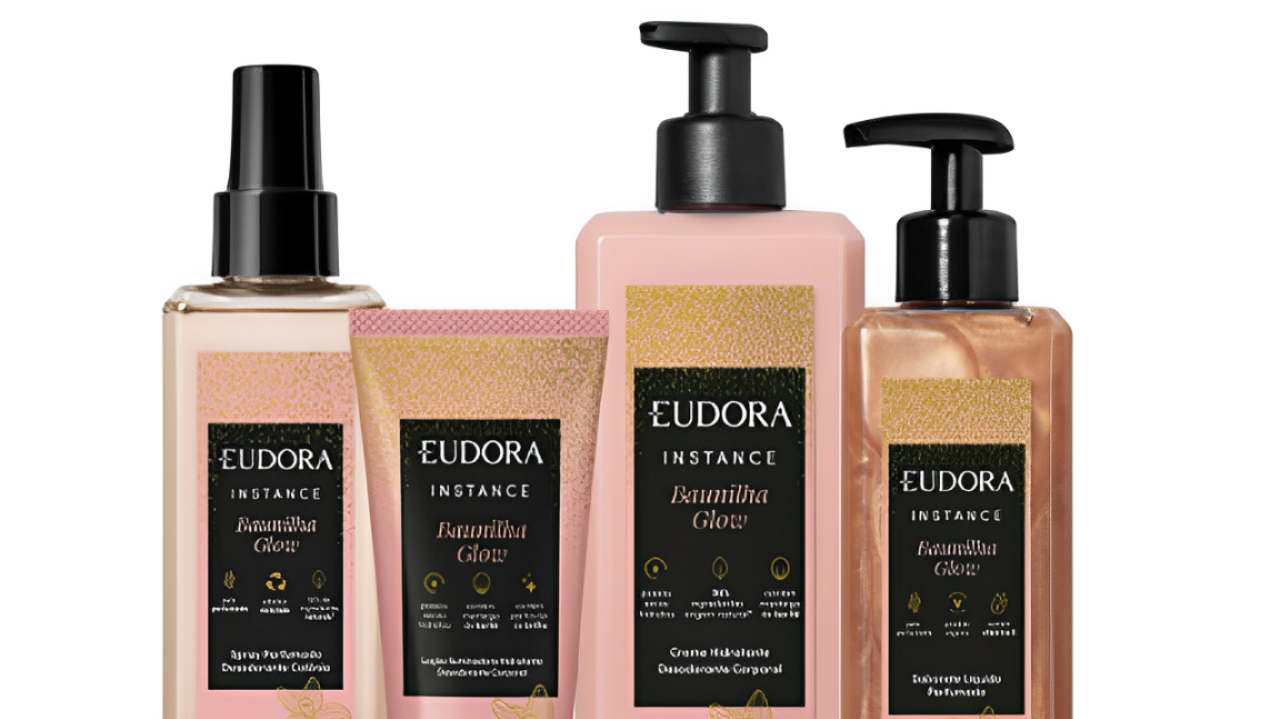 Eudora lança linha icônica de Instance Baunilha com novos produtos Glow